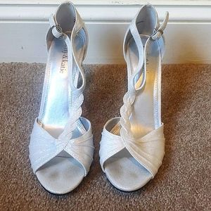Kelly & Katie silver shoes